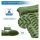 KingCamp self-inflating sleeping pad, 1 person, ultralight, integrated pillow, small pack size, ideal for camping and trekking, olive green.