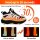 Damen Herren Wanderschuhe, GR.39, Winterschuhe Warm, Beheizte Sneaker, Trekking Halbschuhe, Schwarz/Weiß, EU 39