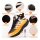 Damen Herren Wanderschuhe, GR.39, Winterschuhe Warm, Beheizte Sneaker, Trekking Halbschuhe, Schwarz/Weiß, EU 39