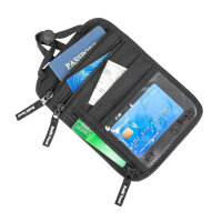 Boxiki RFID Neck Wallet, Travel Money Bag, Elegant, Secure, Adjustable Neck Strap, for Cash and Credit Cards.