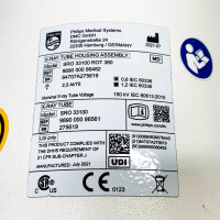 PHILIPS X RAY TUBE SRO 33100 RED 380, X-ray tube, X-ray tube module, with scratches, high-quality component.
