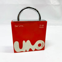 Unode50 Halskette OYFL, Stahl, 45cm, Perla-Design, elegant und zeitlos für Frauen.