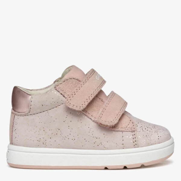 GEOX Biglia B044CC Schnürschuhe, Gr. EU 21, C8172 Rosa, atmungsaktiv, rutschfeste Sohle, ideal für kleine Entdecker.