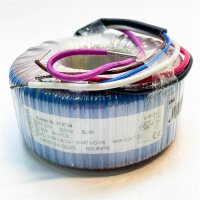 Sedlbauer 858740 toroidal transformer, 1 x 230V, 2 x 18V/AC, 300 VA, 8.33A, compact, quiet, high efficiency.