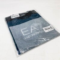 Emporio Armani mens T-shirt Train Athletic, blue/black, size M, sporty, breathable, fashionable.