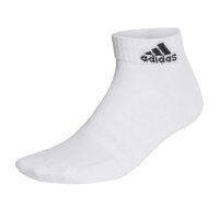 adidas socks 3 pairs, white/black, size 37-39 (US 5-6),...