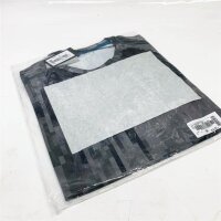 EA7 Emporio Armani Herren T-Shirt, Dark Grey Fancy, Größe L, sportlich, modisch, hochwertiger Stoff, ideal für Freizeit.