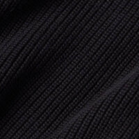 Velour Garments, 7 Gauge, Strickpullover, Damen/Herren, Größe M, Farbe: Jet Black, weich und stylisch.