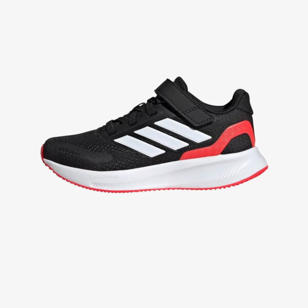 Adidas Runfalcon 5, JP5150, Laufschuh, Kinder, Straße, Schwarz/Rot/Weiß, EU 30½, bequem und langlebig.