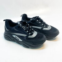 Dior B22, sneakers, black/silver, without original packaging, sporty style, size 44 EU, fashionable design, comfortable fit.