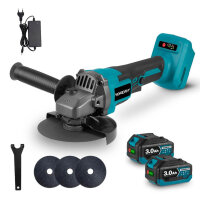 Yofidra 125mm cordless angle grinder, 3 speed, 21V,...