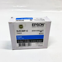 Epson SJIC36P-C, C6000 Series, Tintenpatrone, Cyan, hohe Druckqualität, kompatibel mit C6000 Modellen.