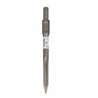BOSCH pointed chisel, 30 mm hexagon socket, 400 mm, ideal for precise demolition work and material processing.