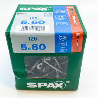 SPAX Terassenschraube 3x125, 5x60, T20, Edelstahl,...