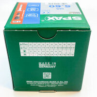 SPAX Terassenschraube 3x125, 5x60, T20, Edelstahl, korrosionsbeständig, für Holzterrassen, einfache Montage, hohe Festigkeit.