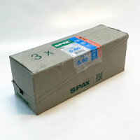 SPAX Terassenschraube 3x125, 5x60, T20, Edelstahl, korrosionsbeständig, für Holzterrassen, einfache Montage, hohe Festigkeit.