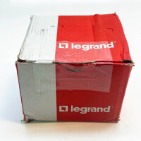 LEGRAND 4131 07, single-phase power supply, 230 V PRI, 24 V 0.5 A SEC, 50/60 Hz, IP20, compact design.