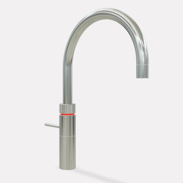 Quooker Fusion Round CHR, TFNE17D0061, Wasserhahn, kombiniertes Heiß- und Kaltwasser, elegantes Design, energieeffizient.