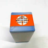 AKKO screw-in milling cutter ø 32 mm, high feed, Tungaloy LNMU 0303, threaded shank M16, internal cooling, Z=5