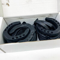 Öllöv horseshoes, pack of 20, horseshoes, extra thick rubber cover (12 mm) and steel core (6 mm) for optimal durability.