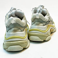 Balenciaga Pre-Owned Triple S Sneakers, Shoes, White with Leather Details, USED, Stylish comfort for every occasion.