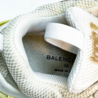 Balenciaga Pre-Owned Triple S Sneakers, Shoes, White with Leather Details, USED, Stylish comfort for every occasion.