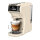 HiBREW H1B, 5-in-1 capsule coffee machine, beige, versatile functions, compact and user-friendly.