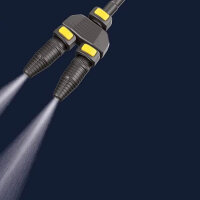 Michelin high-pressure cleaner MPX25DTS, 2500 W, 150 bar, 810 l/h, Dualtech system, effective and versatile.