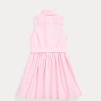 Ralph Lauren Oxford-Hemdkleid, US 3, EU 98, Baumwolle, mit Gürtel, Bath Pink, für Mädchen.