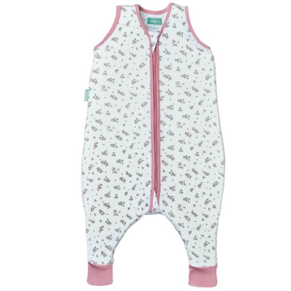 molis&co Baby Schlafsack mit Füßen 0.5 TOG, Sommerschlafsack, atmungsaktiv, ideal für warme Nächte, sorgt für Komfort und Sicherheit.