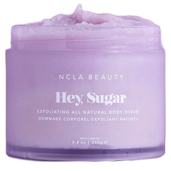 NCLA Beauty, Hey Sugar, Körperpeeling, Natürlich, sanfte Peelingwirkung, 250 g, 8,8 oz, vegan, ohne künstliche Inhaltsstoffe.