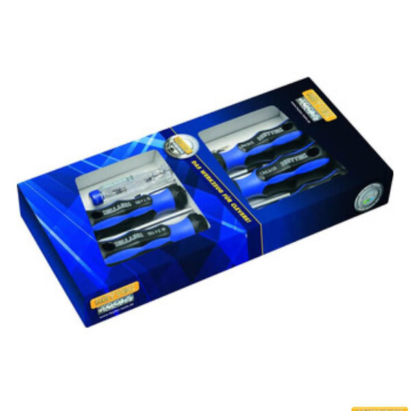 Heytec 2-component screwdriver set 5084564, 6 pieces, ergonomic handle, precise blades, ideal for workshop work.