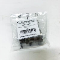 CleanAccess stainless steel quick coupling, 1/2" male thread, robust, quick disconnect and connect, corrosion-resistant.