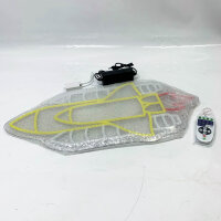 Neon LED Lampe, Weltraumrakete, 60x28 cm, Farben: Gelb,...
