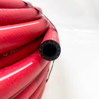 Push-Lock Steckschlauch 13 mm rot, 30m Rolle, flexibel, langlebig, ideal für Garten und Bewässerungssysteme.