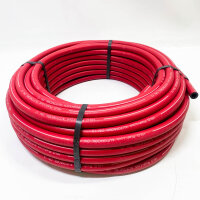 Push-Lock Steckschlauch 13 mm rot, 30m Rolle, flexibel, langlebig, ideal für Garten und Bewässerungssysteme.