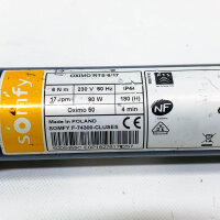 Somfy OXIMO RTS roller shutter motor, 6Nm, 17 rpm, 90W,...