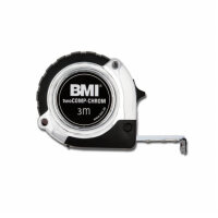BMI chrome tape measure, 3m, 16mm, flexible, precise...