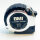 BMI chrome tape measure, 5m, 19mm, flexible, robust, ideal for precise measurements, light and handy.