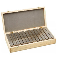 Orion parallel support set, ISO 2768, 150 mm, in wooden case, precise dimensions, ideal for mechanical engineering and construction.