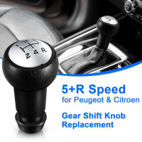 Vinabo Manueller 5-Gang Schaltknauf für Peugeot und Citroen – Passend für Modelle 106, 107, 205, 206, 306, 406, 307, 308, 3008 sowie Picasso, Saxo, C1, C2, C4. Hochwertige Verarbeitung, ergonomisches Design, einfache Montage, verbesserter Fahrkomfort.