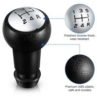 Vinabo Manueller 5-Gang Schaltknauf für Peugeot und Citroen – Passend für Modelle 106, 107, 205, 206, 306, 406, 307, 308, 3008 sowie Picasso, Saxo, C1, C2, C4. Hochwertige Verarbeitung, ergonomisches Design, einfache Montage, verbesserter Fahrkomfort.