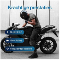Bonuze L1, Motorradhelm Headset, Bluetooth 5.3,...