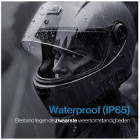 Bonuze L1, Motorradhelm Headset, Bluetooth 5.3, wasserfest, Musik, Mikrofon, ideal für Fahrten.