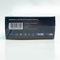 Bonuze L1, Motorradhelm Headset, Bluetooth 5.3, wasserfest, Musik, Mikrofon, ideal für Fahrten.