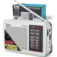 Zilon retro transistor radio, portable, FM/AM, analog,...