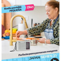 Zilon Retro Transistor Radio, tragbar, FM/AM, analog,...