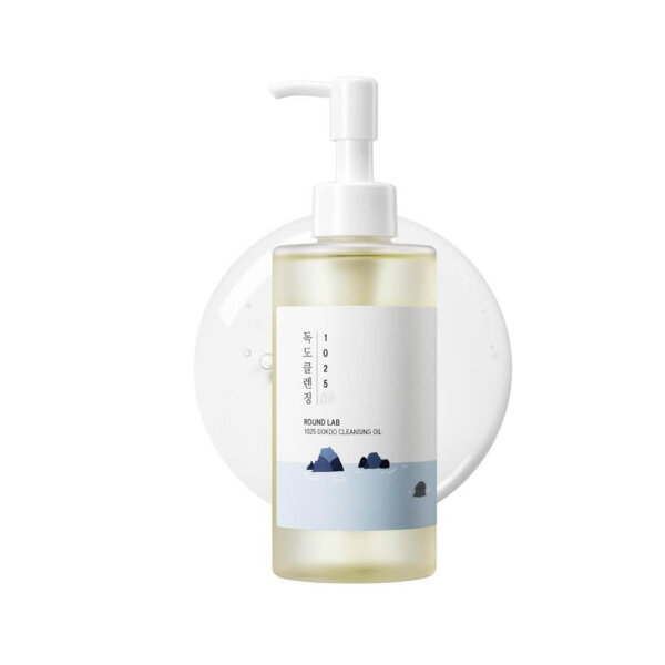 ROUND LAB Dokdo cleansing oil 200 ml, facial cleansing oil, gentle cleansing, moisturizing, best before 05.2027.