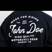 John Doe Kapuzenpullover JD Lernschwarz 2XL, Hoddie, bequem, stylisch, ideal für Freizeit, Größe 2XL, Modell JDH5005-2XL.