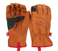 Milwaukee work gloves, leather, size 9 (L), robust,...